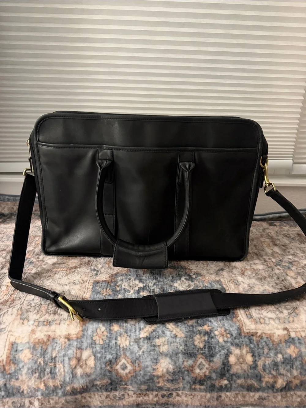 Vintage Coach Legacy Zip Briefcase (Style #0538)